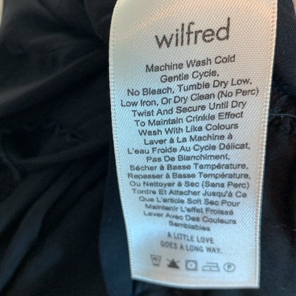 ARITZIA WILFRED WOMEN’S BLACK WIDE-LEG JUMPSUIT - Picture 15 of 16